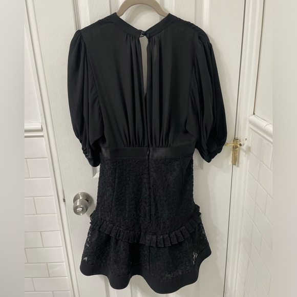 Alexis Mini Black Dress - Picture 2 of 2